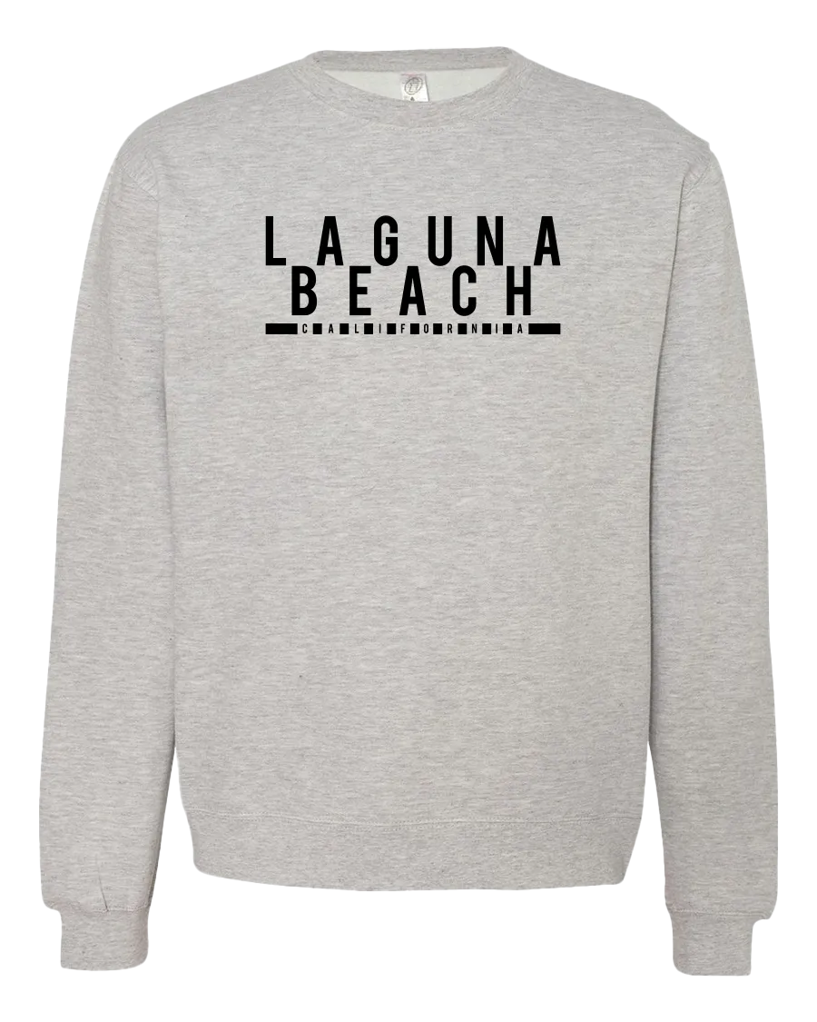 Laguna Block Crewneck Sweatshirt - Heather Grey