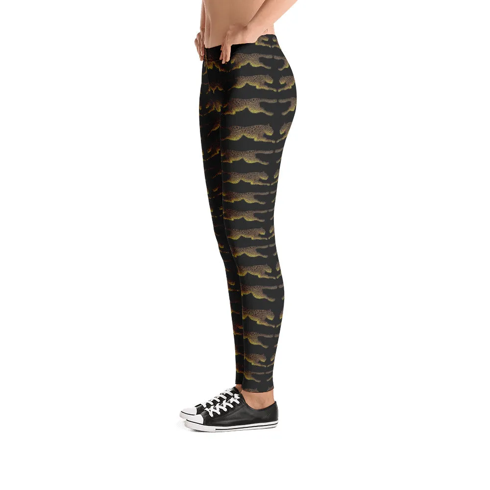LEAPING LEOPARDS Leggings
