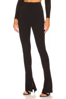 Leggings EB Denim Split Hem, black