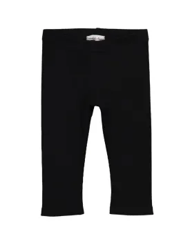 Lil Leggs Ribbed Leggings in Black