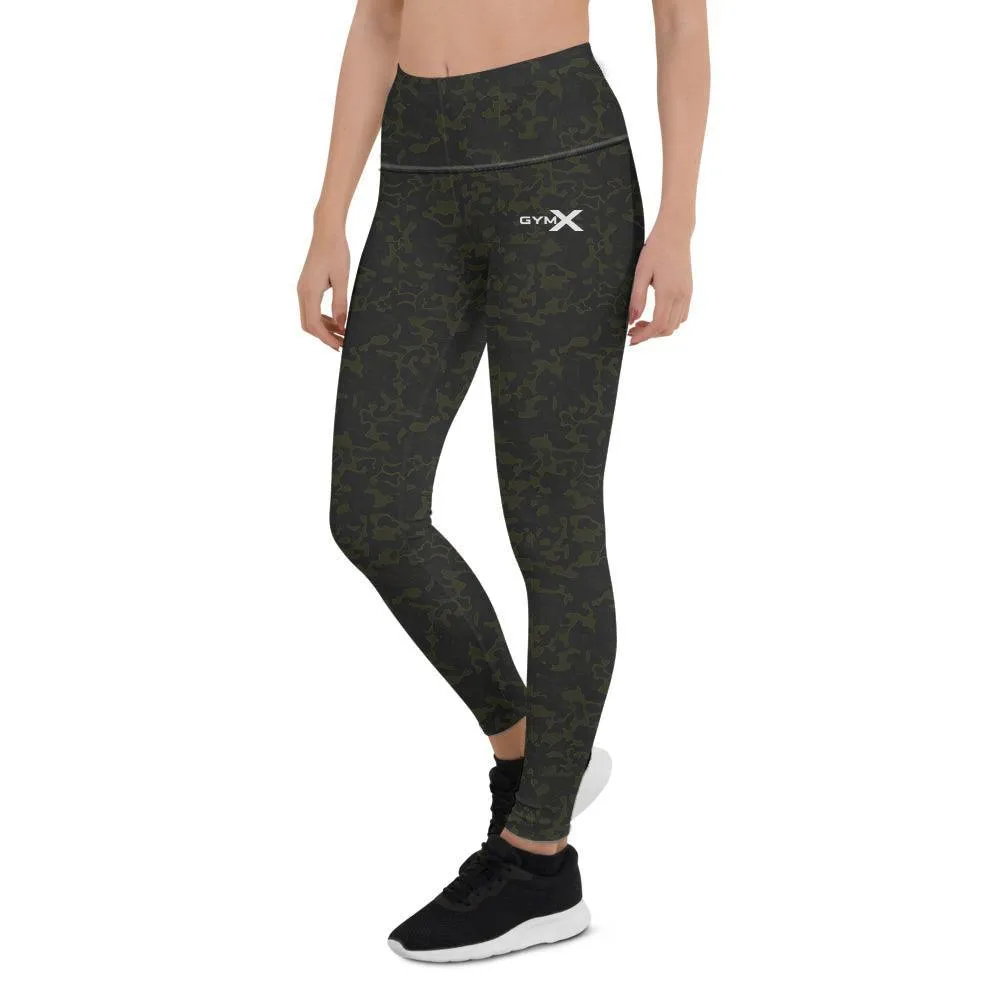 Military Green Camo Leggings - Sale