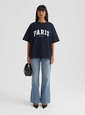Navy Paris Tee - Tiami