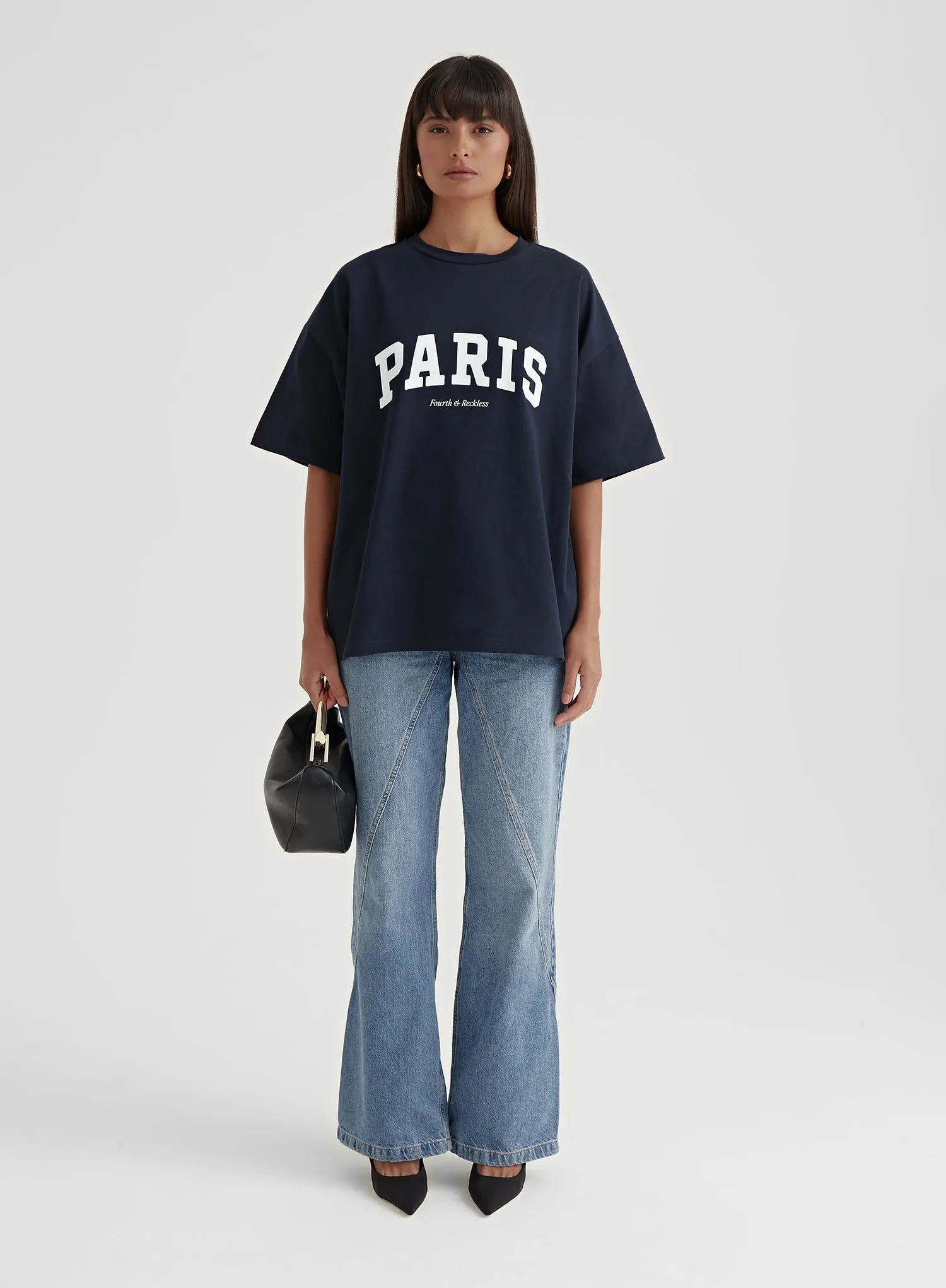 Navy Paris Tee - Tiami