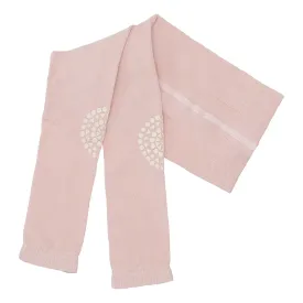 Non-slip crawling leggings with grip for babies and toddlers - Soft Pink