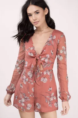 OASIS FLORAL ROMPER