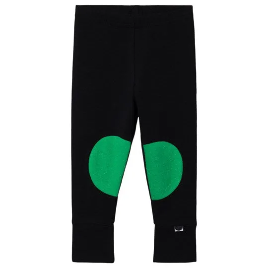 PAPU BLACK PATCHED LEGGINGS