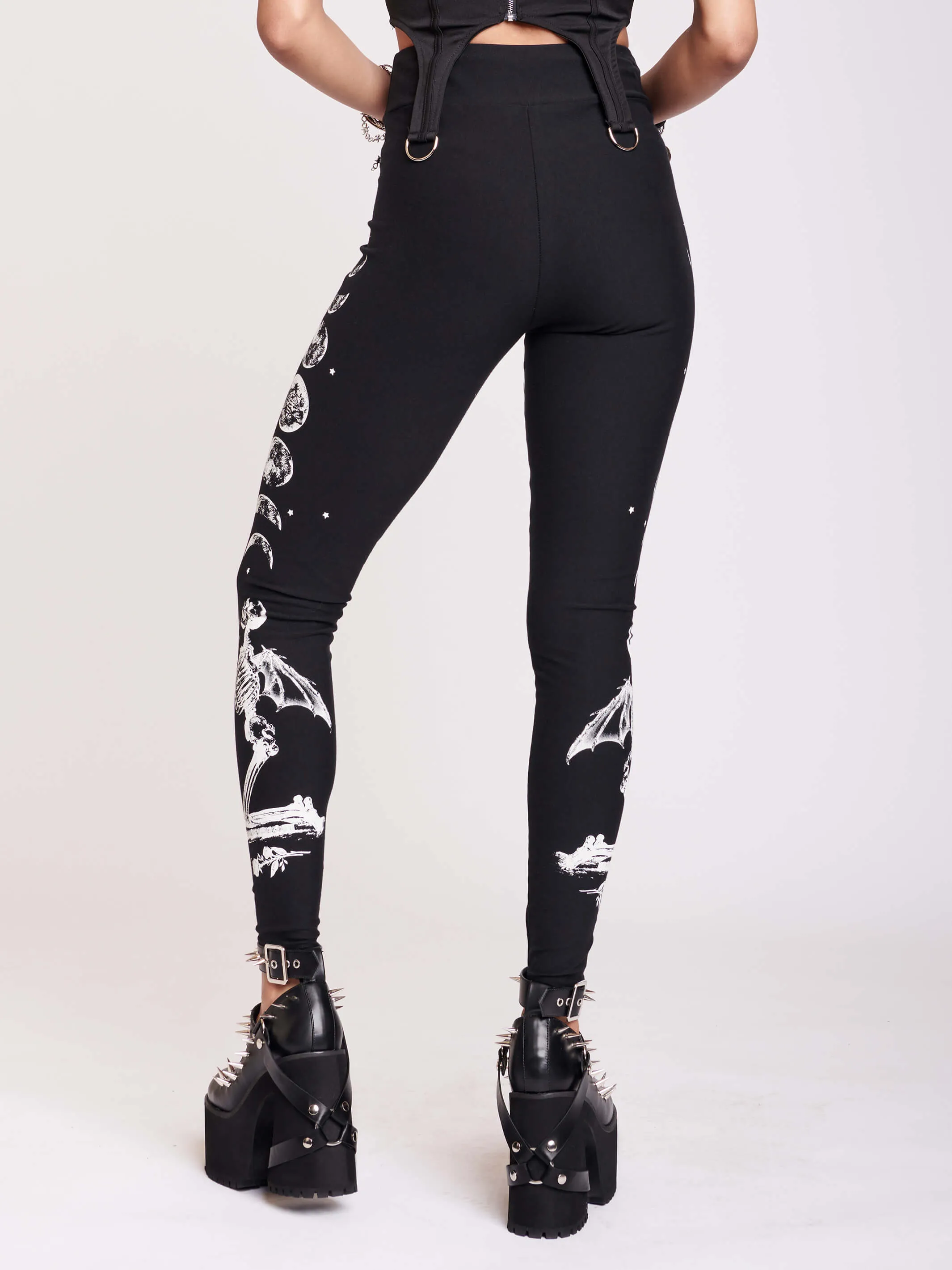 Praying Skeleton Leggings