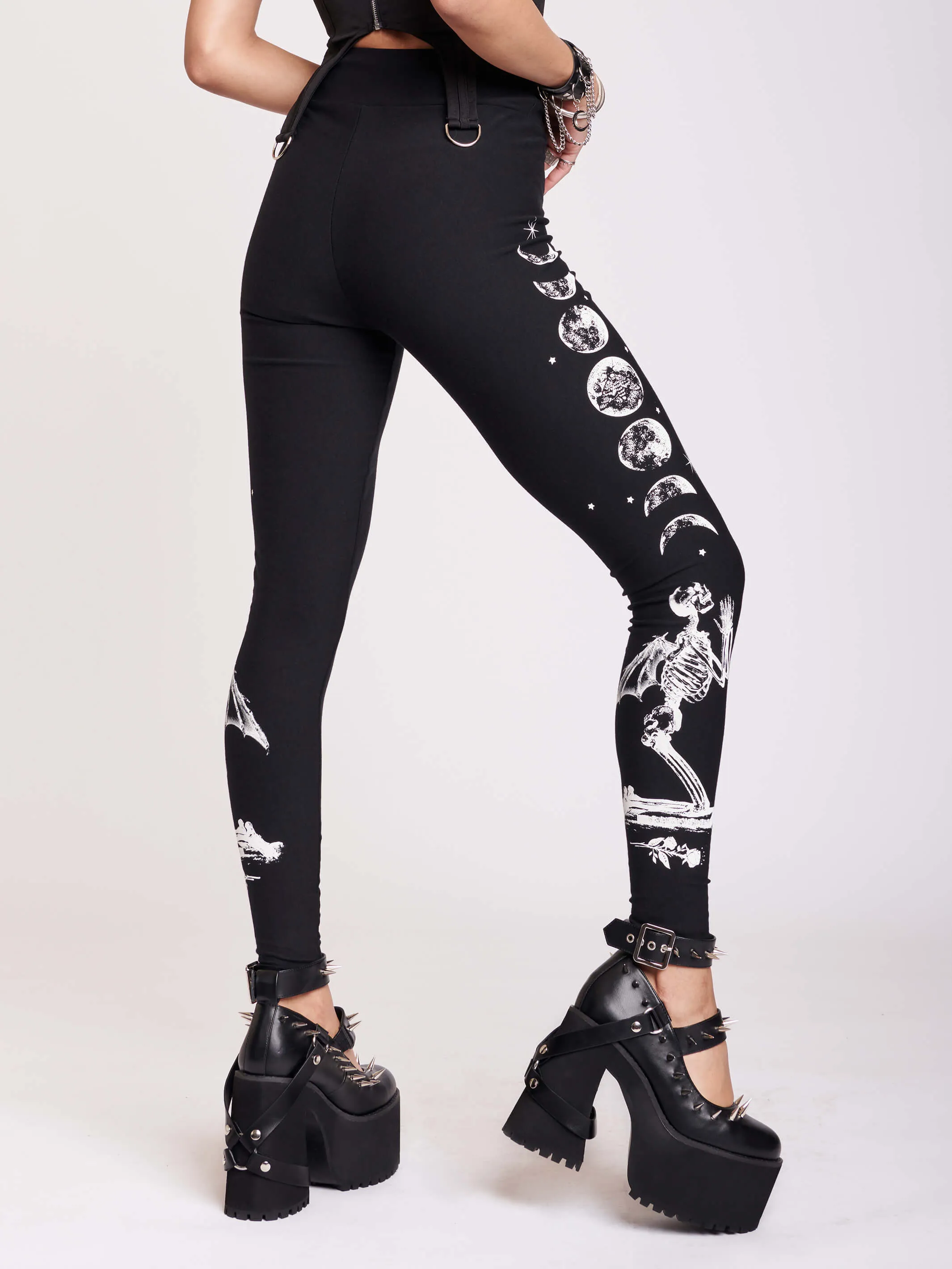 Praying Skeleton Leggings