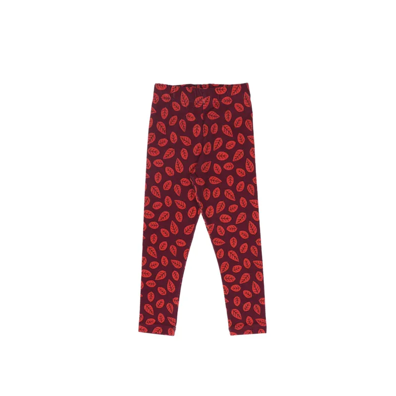 RED LEAVES LEGGINGS