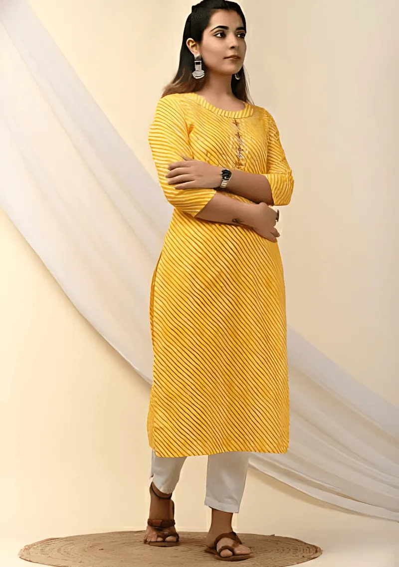Set of 2 Printed Kurti in Ethnic Wear