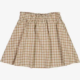 Skirt Alisa - golden dove check