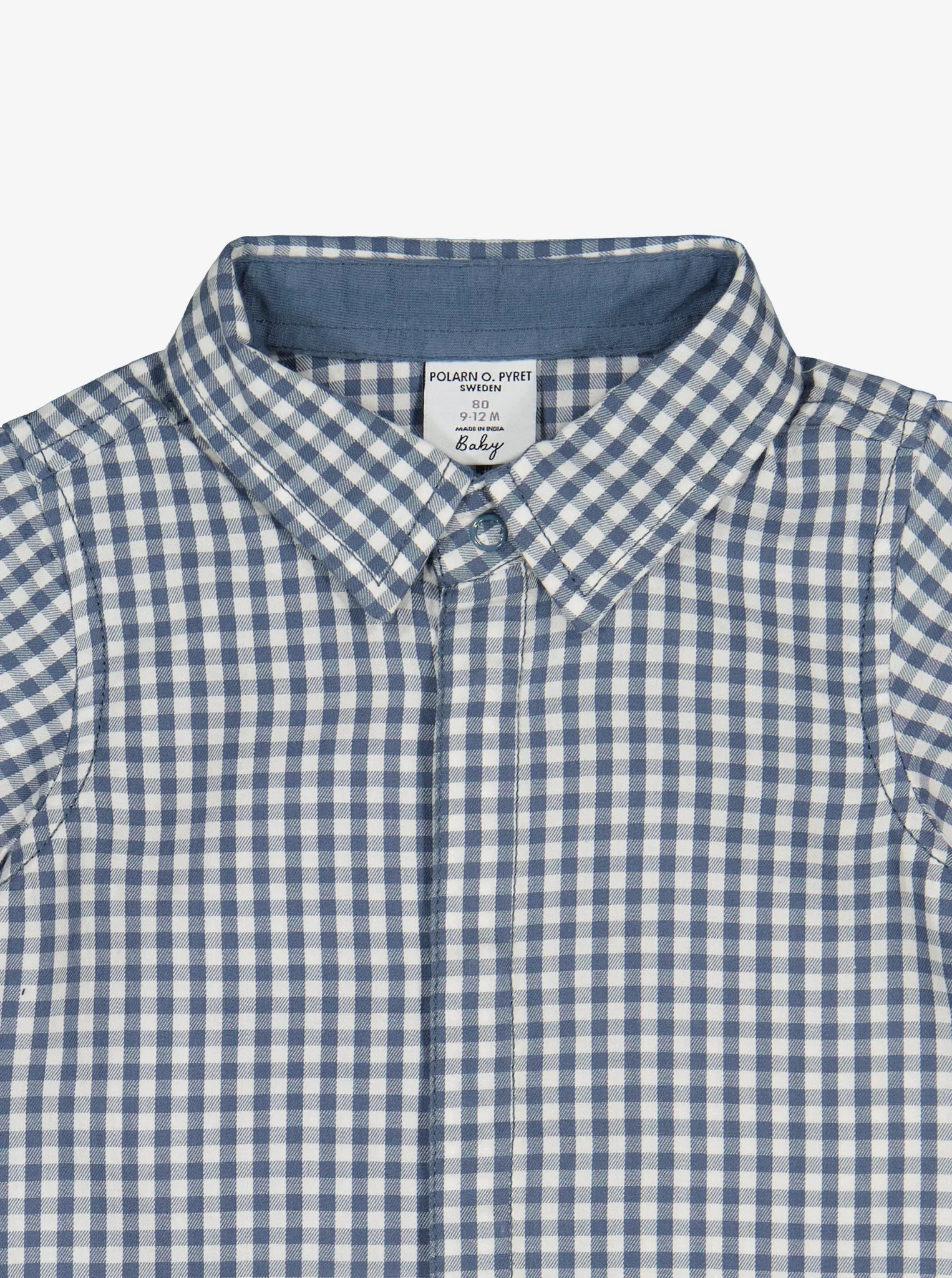 Smart Checked Baby Shirt