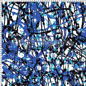 Spandex Paint Splash Royal