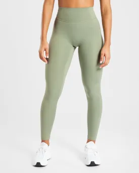 Staple Leggings - Olive Green