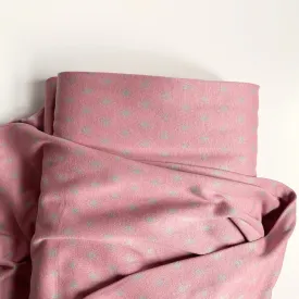 Stof Avalana Jacquard Jersey - Flowers Pink / Gray