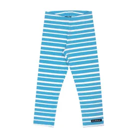 Striped Leggings - Lake