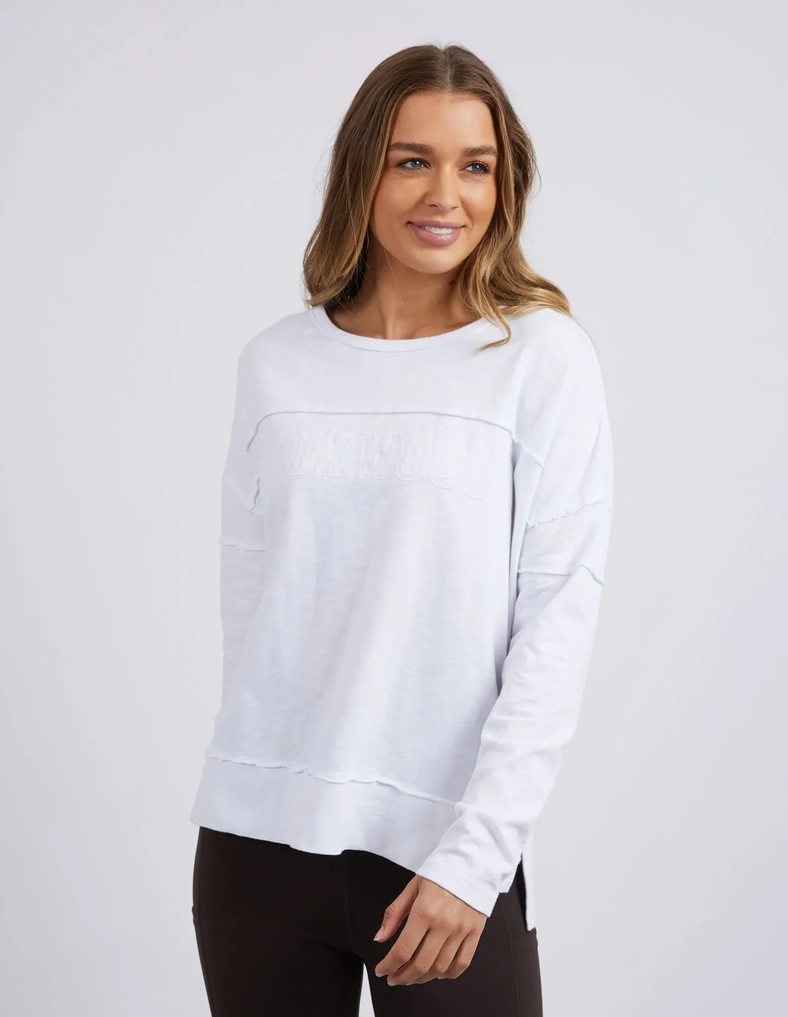 Throw On Tee - White