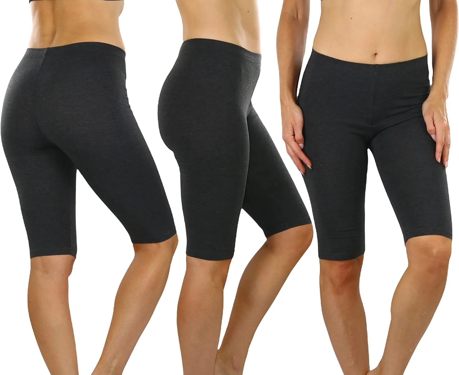 ToBeInStyle Women's Premium High Waisted Biker Shorts and Leggings