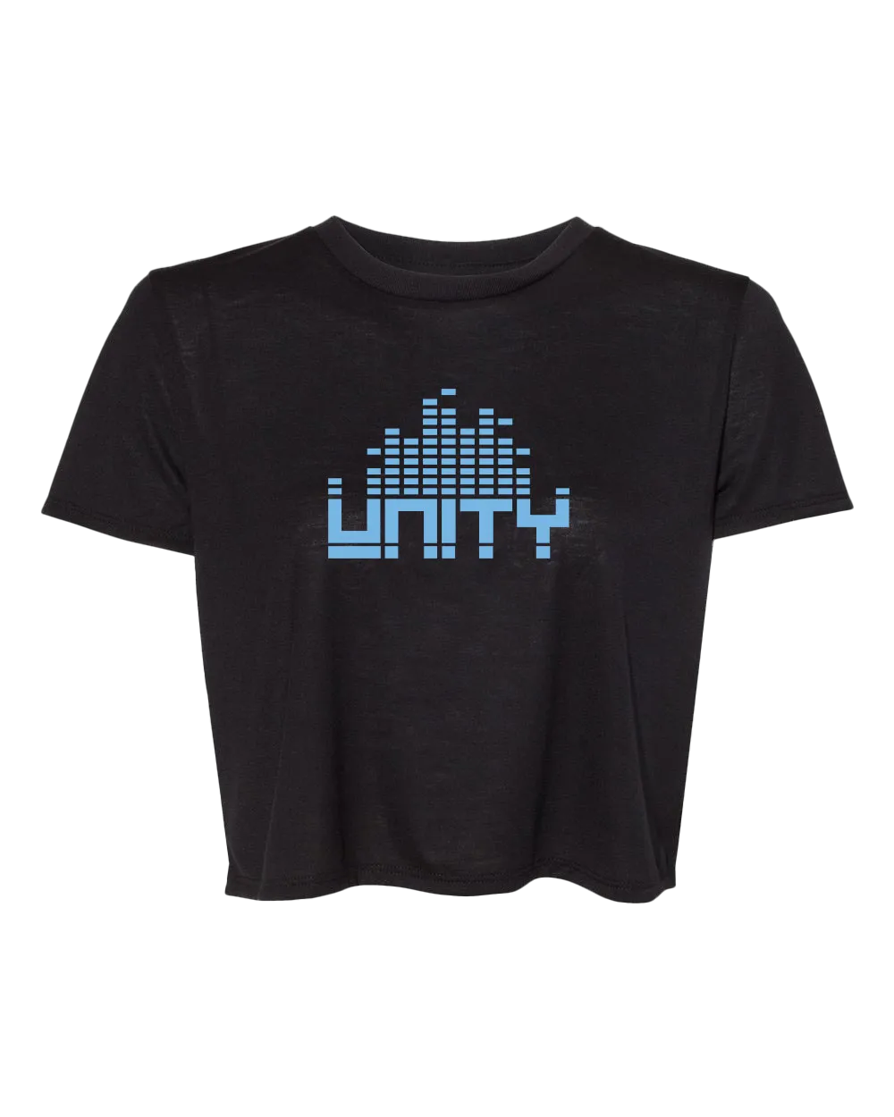 Unity Womens Crop Tee - Black