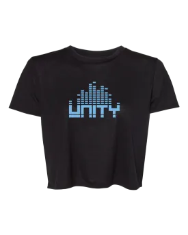 Unity Womens Crop Tee - Black