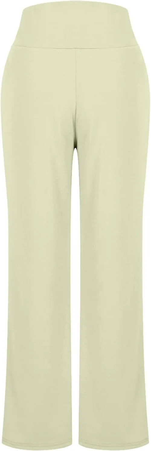 Women's Sweatpant Elastic High Waist Wide Leg Pants Plus Size Loose Comfy Joggers Pant Gym Sport Casual Trouser