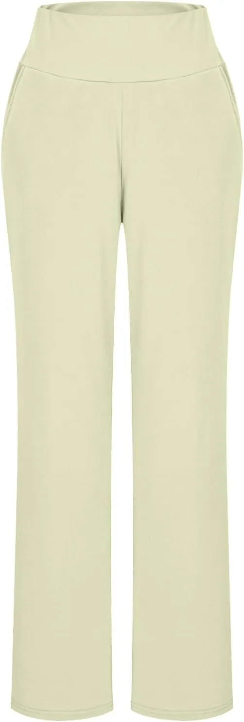 Women's Sweatpant Elastic High Waist Wide Leg Pants Plus Size Loose Comfy Joggers Pant Gym Sport Casual Trouser