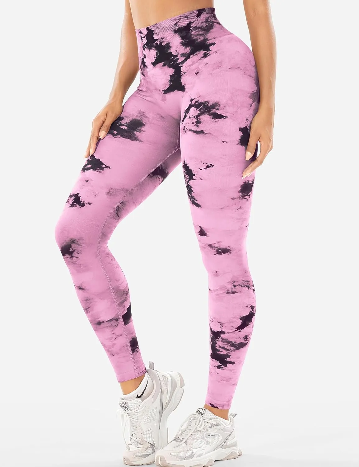 YEOREO Workout Leggings for Women Jada Scrunch Butt Lifting Leggings Seamless Screen Print Gym Yoga Pants
